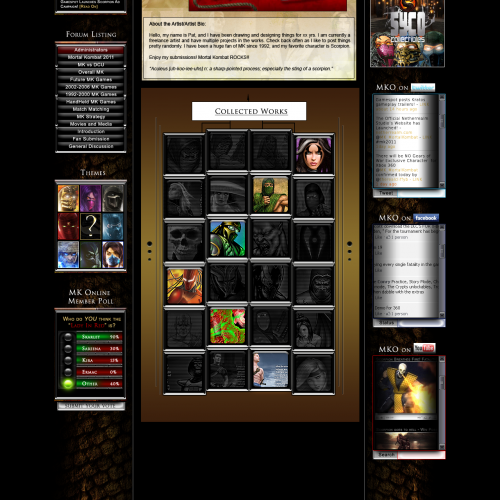 MKO Site ReDesign - Dragon Theme - FAUserProfile v01 -Rough Mock up PNG